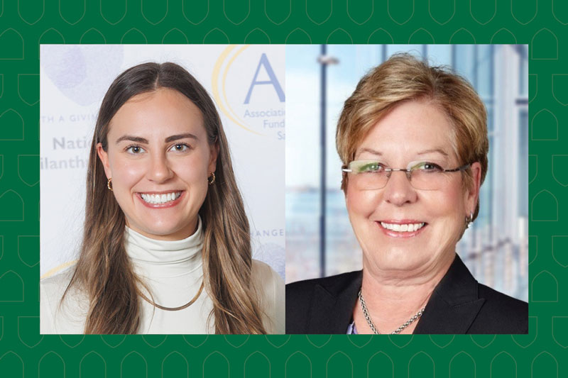 Side by side images of Libby Epoch on the left and Cathy Roozen on the right